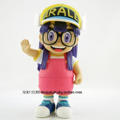 20cm Arale Dr Slump Special Edition Cartoon Stupid Superman Little Child Kawaii Statue Anime Figure Doll Decoration Kid Toy Gift