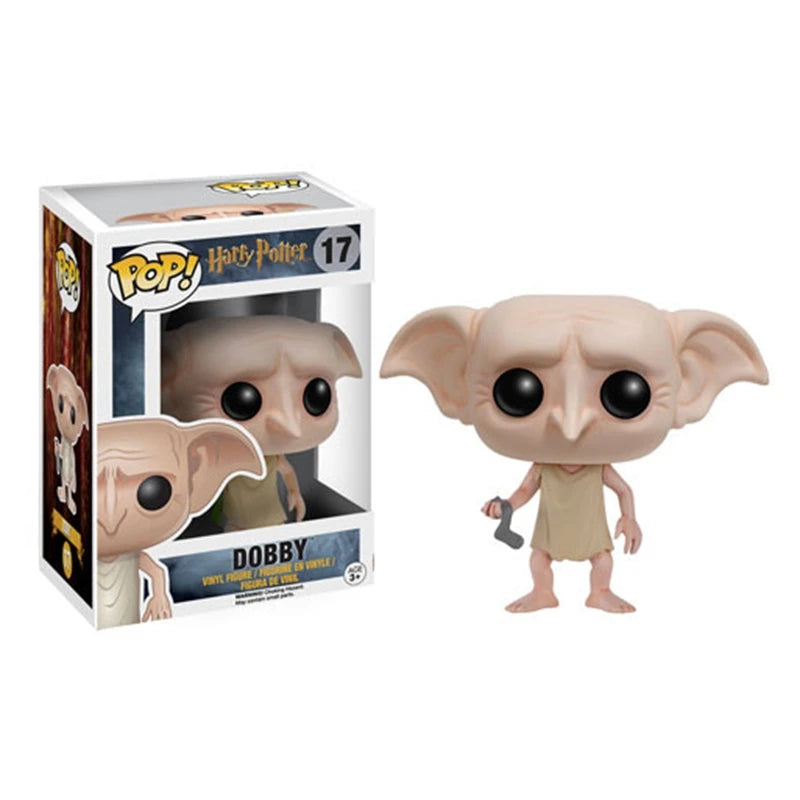 Funko Pop Figure 17 Dobby Harry Potter Classic Movie Character Vinyl Collectible Desktop Ornament Hot Gift For Movie Collectors