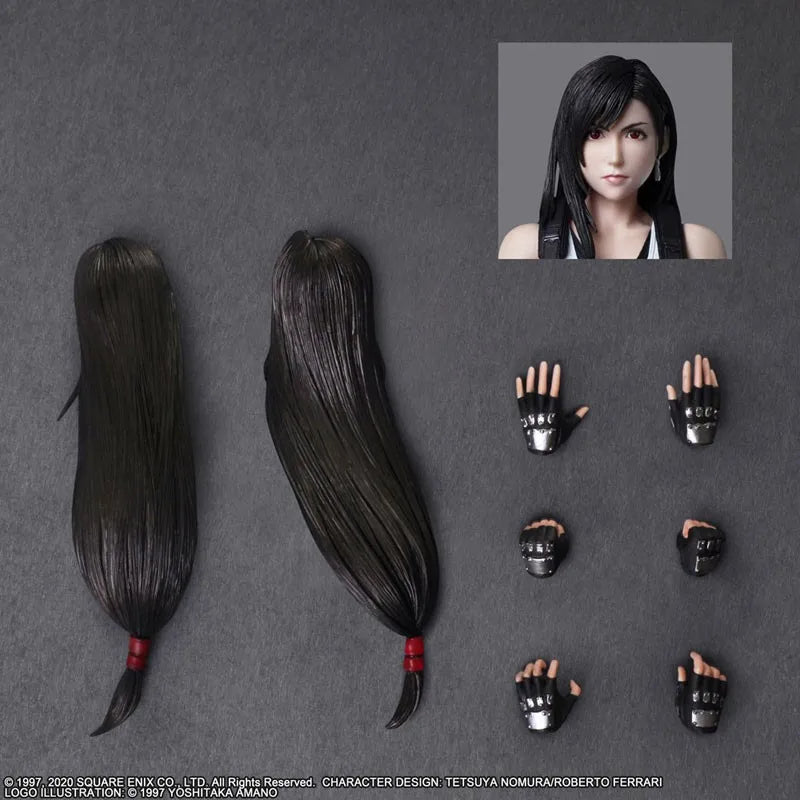 New Anime Game Tifa Lockhart Figurine Figure PVC Model Toys Doll Ornament Fans Gifts