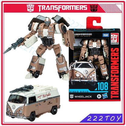 New Transformers Toys Studio Series SS108 Deluxe Class Wheeljack Anime Model Action Figures Robot Toy Collectibles Hobbies Gifts
