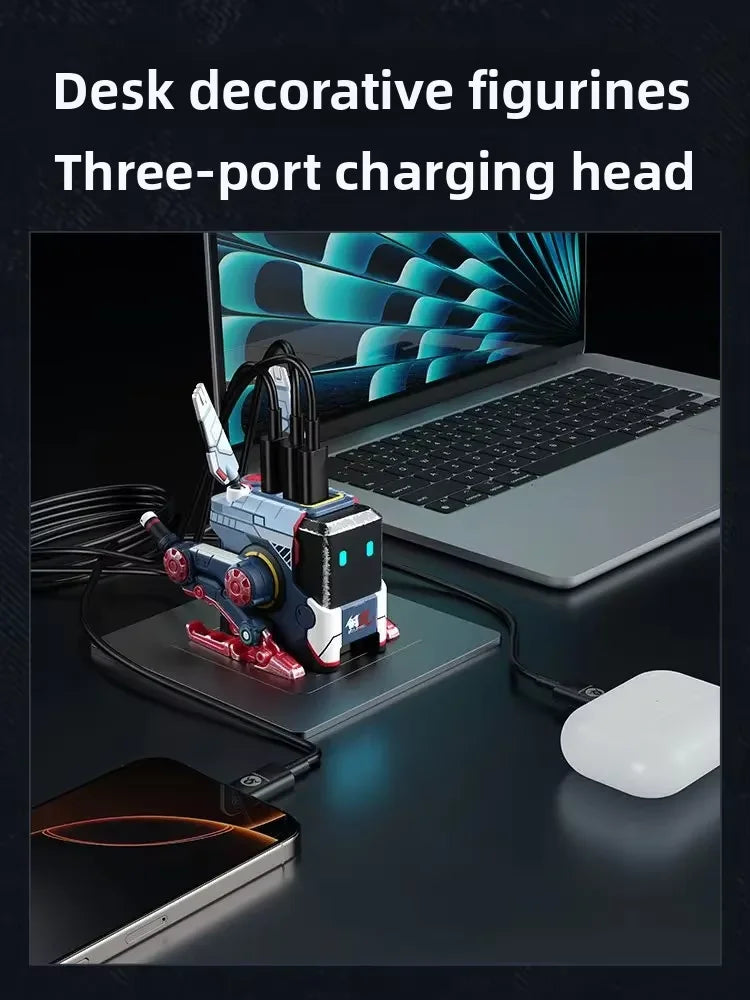 GravaStar Alpha65 65W GaN Charger Dog Nitrogen Design Fast Type C Wall Plug for iPhone Huawei Xiaomi Android Phones