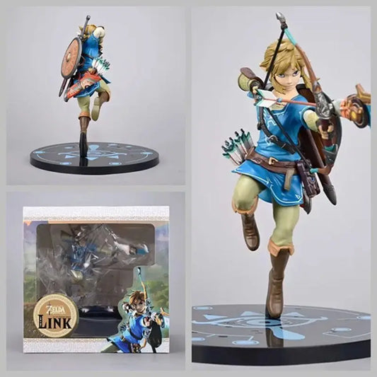 The Legend of Zelda Model Game Link Figuras Toys 22cm Collection Action Figure Ornament Anime Peripheral Birthday Gift for Kids