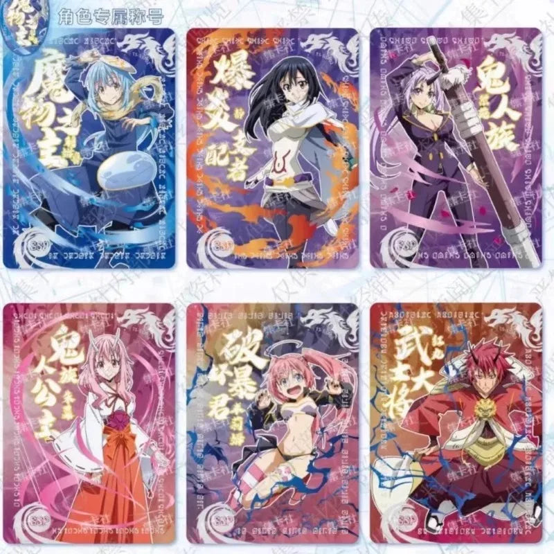 Genuine Card.Fun That Time I Got Reincarnated As A Slime Limited Edition Collection Cards Anime Peripherals Holiday Gifts