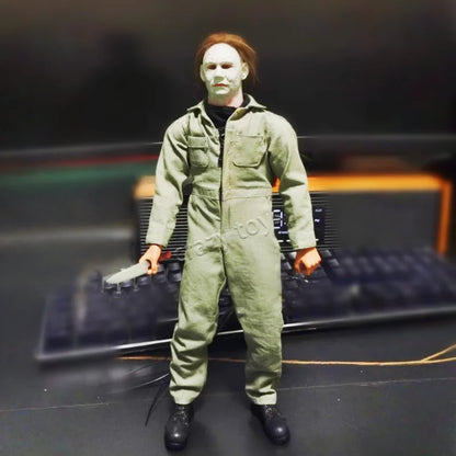 1/6 BBK Halloween Michael Myers Pumpkin Head Version Action Figure Movable Joint Toy Character Collectibles