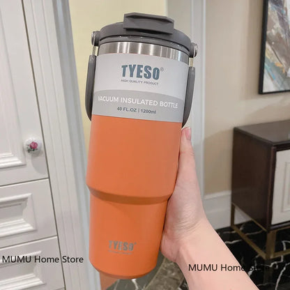 TYESO Coffee Cup Thermos Bottle Stainless Steel Vacuum Thermal Insulated Mug Cold And Hot Travel Mug Vacuum Flask Water Bottle