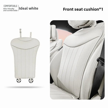 Luxury Sedan SUV Universal Nappa Leather Car Seat Cover Comfortable Memory Foam Perforated Leather Cushion Car Seat Protection