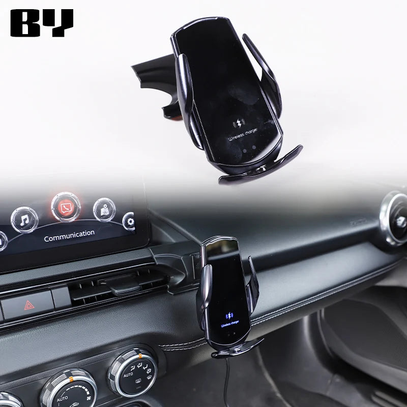 For Mazda MX5 MX-5 ND 2016-2024 ABS central control air outlet right mobile phone holder GPS navigation holder car accessories