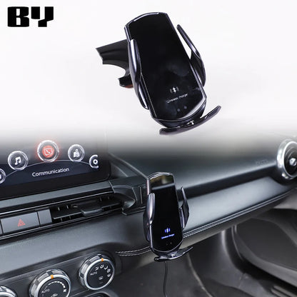 For Mazda MX5 MX-5 ND 2016-2024 ABS central control air outlet right mobile phone holder GPS navigation holder car accessories