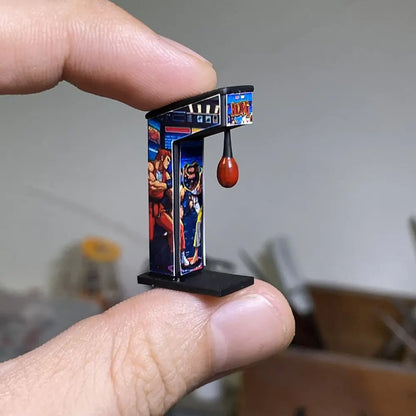 1:64 scale Arcade Pinball Machine Miniature Model Garage Modification Store Decoration Scene  Auto Repair Shop Figure Accessorie