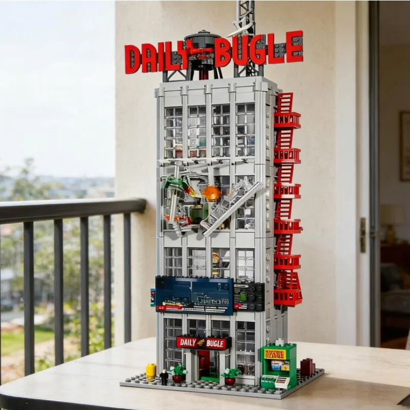 new 3772PCS Bricks Daily Bugle Building Compatible MOC Building Blocks Anniversary Sets  Birthday Christmas Gifts