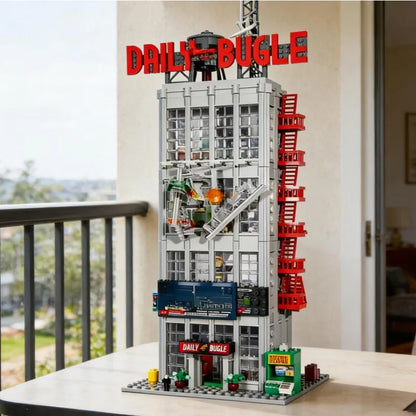 new 3772PCS Bricks Daily Bugle Building Compatible MOC Building Blocks Anniversary Sets  Birthday Christmas Gifts