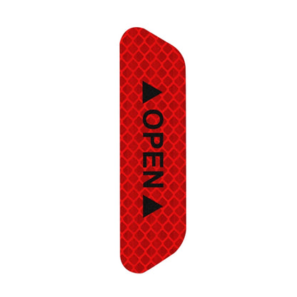 10/50PCS Reflective Car Door Sticker Safety Opening Warning Reflector Tape Decal Auto Exterior Reflector Car Accessories