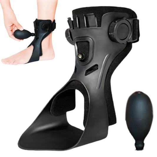 Lightweight Postural Correction Straps Foot Drop Brace Drop Foot Brace Orthosis Drop Foot Ankle Support with Adjustable Buckle