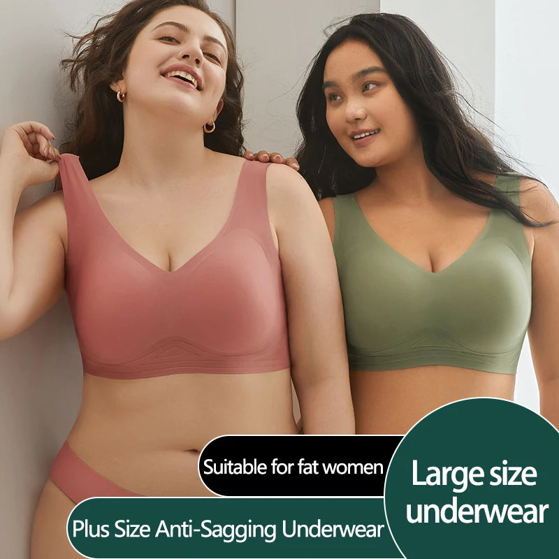 Multi-Color Solid Pattern Jelly Latex Girls' Bra Plus Size Adjustable Removable Steel Ring Everyday Spandex Marks Made
