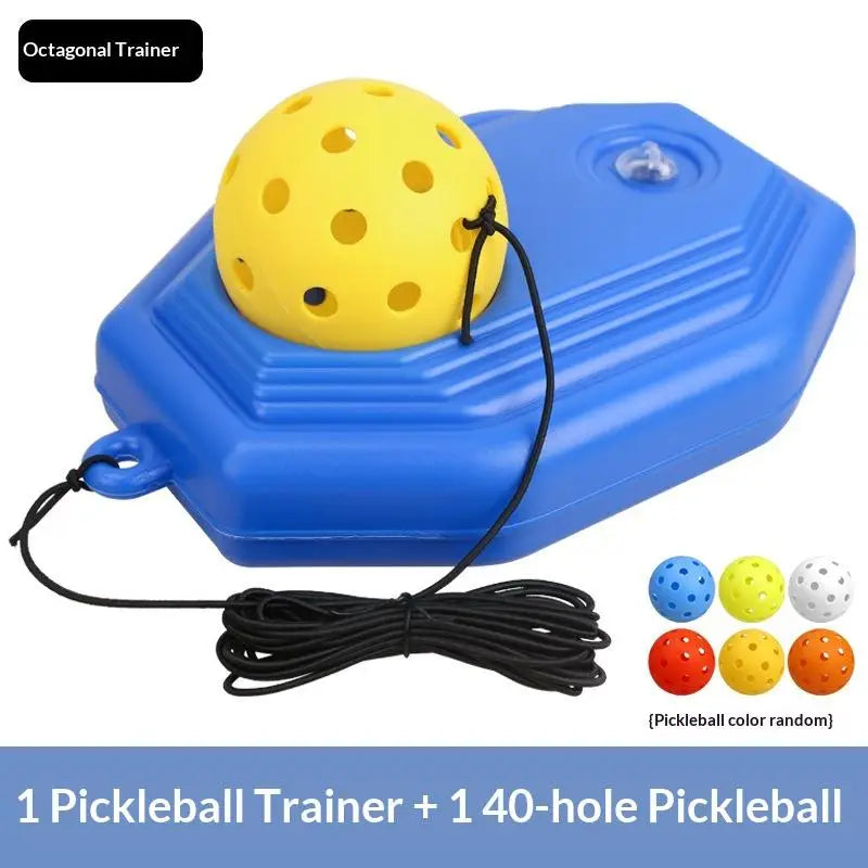 Pickleball Rebound Training Ball with String Optimized for Individual Practice and Skill Enhancement