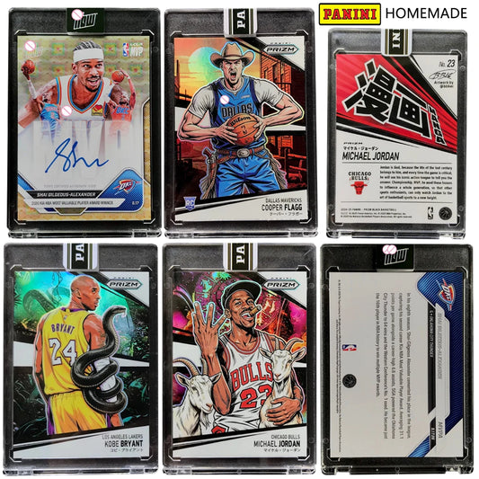 Basket 2026 DIY Luka Doncic Alexander Jordan Kobe Manga homemade Laser Collectible Card Brick Holiday Gift Colorful Basketball