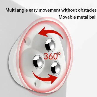 4Pcs Furniture Casters Wheels Heavy Duty Ball Pulley Self Adhesive Stainless Steel 360° Rotation Universal Wheel Load 20/200Kg
