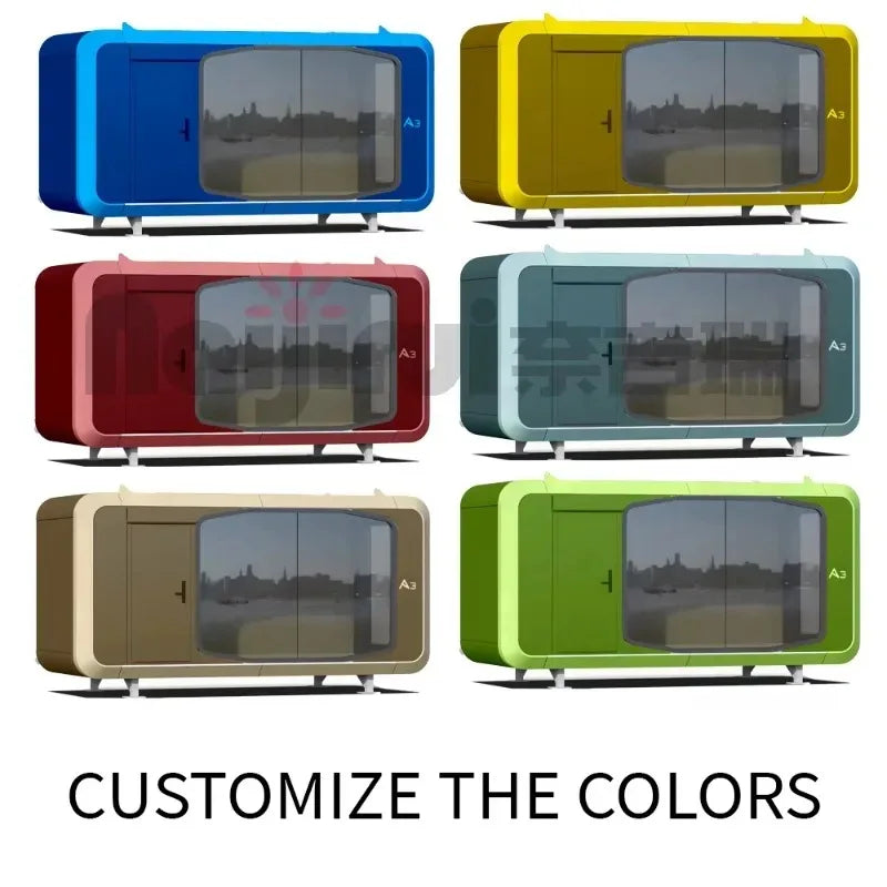 YG Customized Capsule Home Apple Cabin Capsule House 20/30/40FT Expandable Container House Tiny House Prefabricated Home