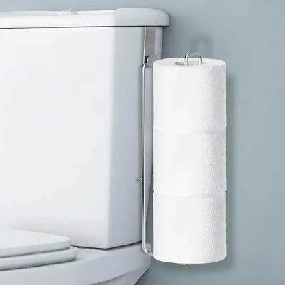 Iron Paper Towel Storage Rack Roll Holder Toilet Paper Towel Rack Wall Mounted Toilet Paper Storage Rack