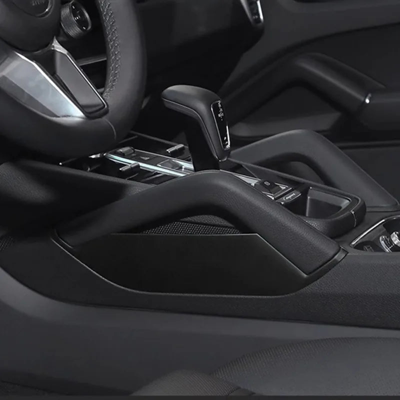 For Porsche Cayenne 2018 2019 2020 2021 2022 2023 2024 Car Center Console Gap Storage Box Phone Key Auto Armrest Organizer