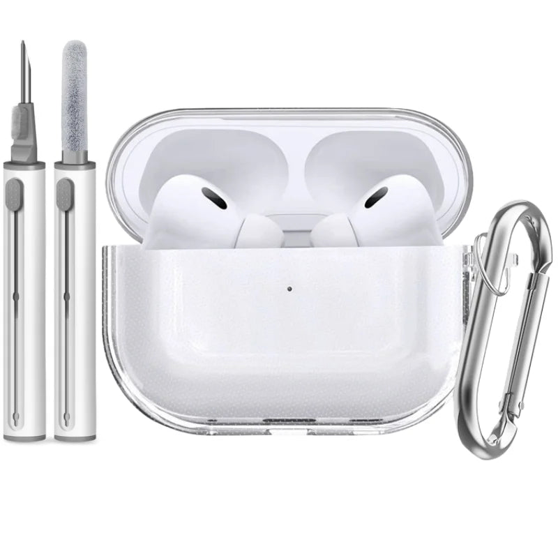 2025 for Airpods Pro 3 Secure Lock Earphone Case Shockproof Hard Shell Full Protective Cover with Cleaning Pen for AirPods Pro 3