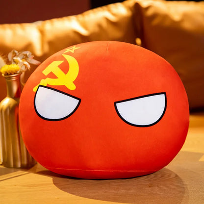 Country Ball Plush Toys 70 Styles 10cm Polandball Pendant Country Balls Countryball Stuffed Doll Xmas Birthday Gifts for Kids