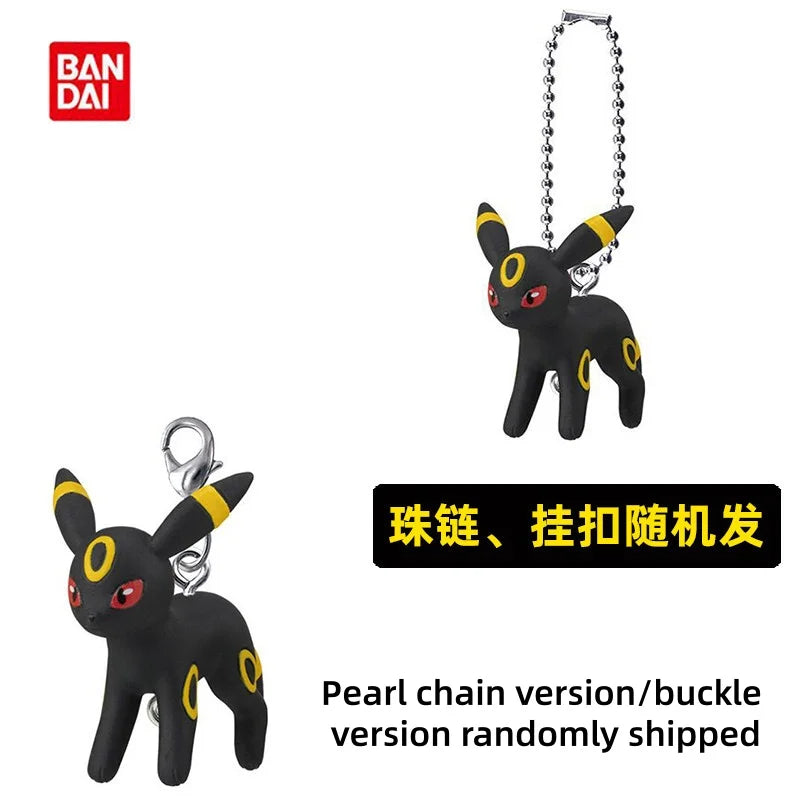 Bandai Pokemon Eevee Evolutions Nine Forms Connectable Mascot Gashapon Keychain Pendant For Anime Collectors Hobby Fans