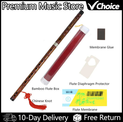 M MBAT Bamboo Flute Professional Woodwind Musical Instruments C D E F G Key High Quality Chinese Dizi Transversal Flauta Whistle