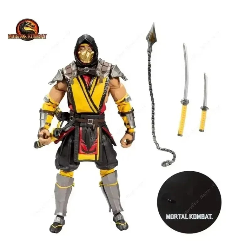 【In Stock】Mortal Kombat Spawn Sub Zero Scorpion Kitana Liu Kang 7 Inch 17cm Articulated Action Figure Collectible Game Model Toy
