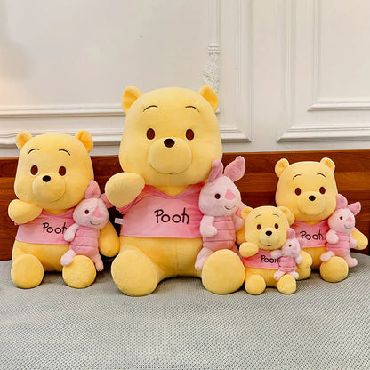 30/45/60cm Winnie Plush Toy Cute Little Bear Doll Cartoon Cute Stuffed Doll Accompany Decoration Home Decor Toy Birthday Gift