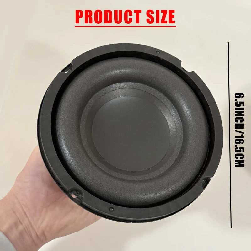 Car Subwoofer 6.5 inch 200W Audio Bass Speaker Car Component Stereo Modification for Car & Home Theater System Upgrade Woofer