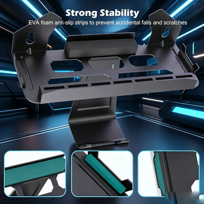 For Universal Metal Wall Mount for Nintendo Switch 2/Switch/OLED – with Protective Foam Strip, Space-Saving Game accessories