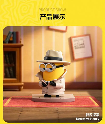 2026 Popmart Minions & Monsters Series Blind Box Collectible Figure Desktop Ornament Film Toys Figure   Model Mystery Box Gifts