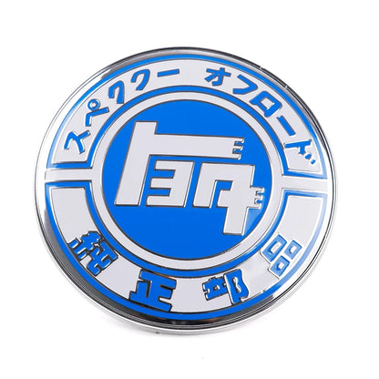 JDM TEQ JAF Style Front Grill Metal Badge Japan Emblem Decal Car Accessories Diameter 9cm
