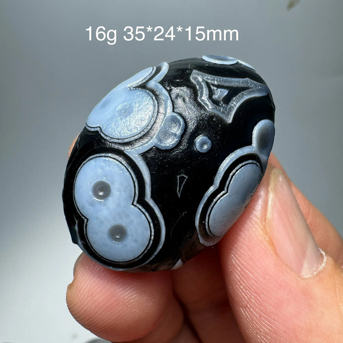 Natural Sardonyx Black Agate Alxa Gobi Eye Rock Mineral Specimen Energy Crystal Chakra Reiki Healing Stone Garden Decor DD1-8