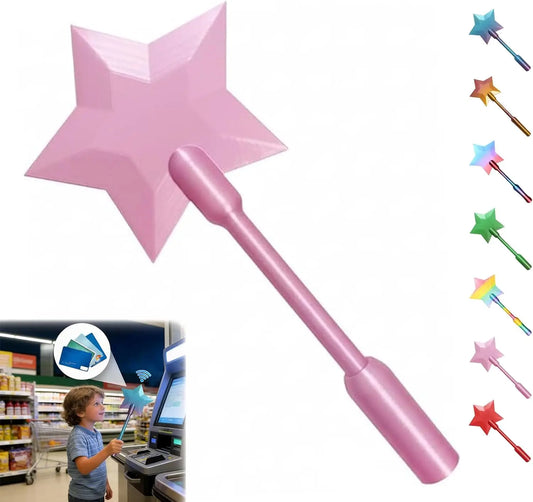 Scalability Credit Card Wand, 3D Printed Tap to Pay Wands, Contactless Payment Magic Card Wand Holder for Raves Parties Pranks