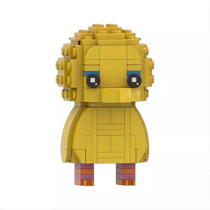 Bricklink Sesame Anime Puppet Show Figures Big Birds Elmos Ernies Berts Bricks Headz Sets Building Blocks Toys Christmas Gift