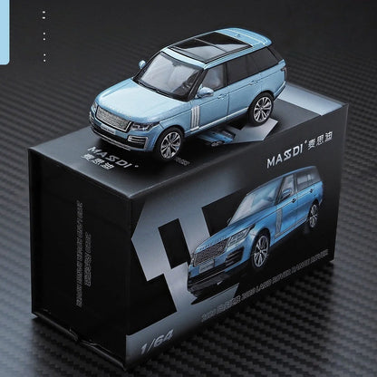 Luxury 2020 Range Rover 1:64 Die-Cast Metal Model - Classic SUV Simulation, Mixed Metal Element Puzzle Toy Set, Desktop Ornament