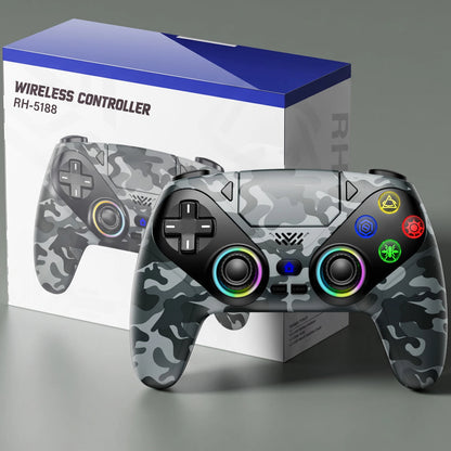 Controller For Playstation 5 PS5/PS5 Pro/Slim/PC Gamepads W/Hall Effect RGB Wireless Game Control Joystick Marco/Turbo Program