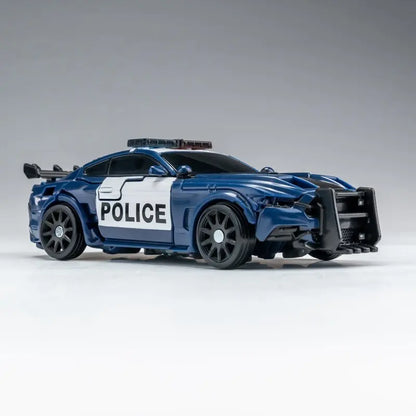 New Transformable Robot FD02 Barricade Action Figure Movie Version Deformation Police Car Robot Model Toy Desktop Ornament Gift