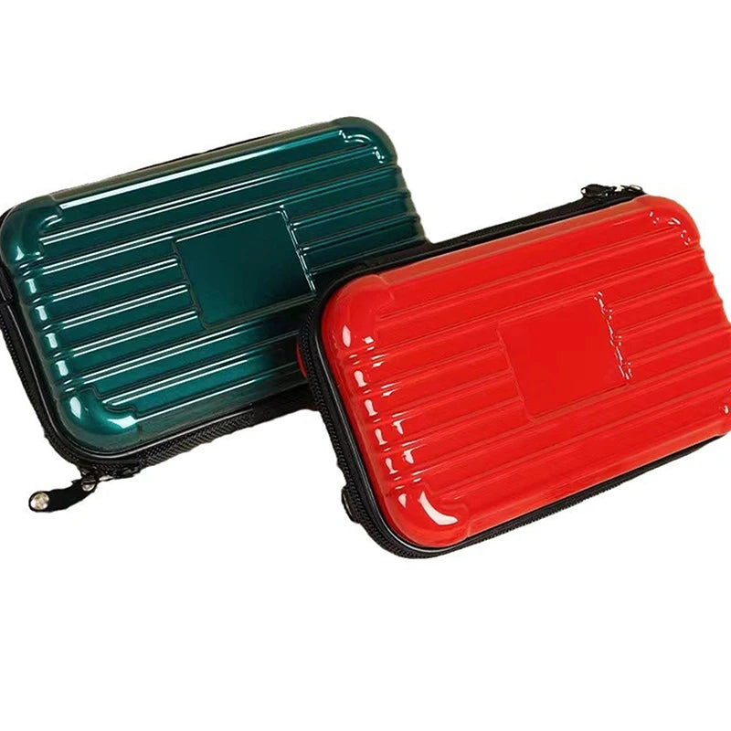 〔CC〕|Mini Suitcase Shape Bag Fashion Luggage Bag Handbag Shoulder Bag Waterproof Bag Hard Shell Box Suitcase Purse Clutch Bag