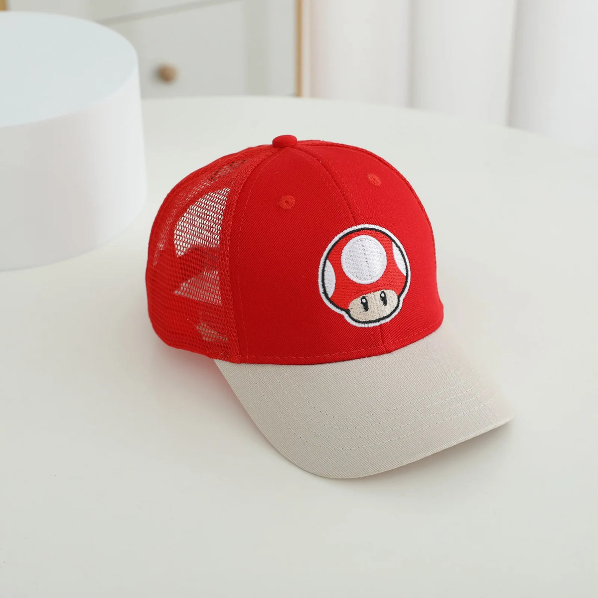 New Mushroom Yoshi Classic Character Baseball Cap Game Merchandise Unisex Adjustable Size Color Blocking Casual Fashion Gift