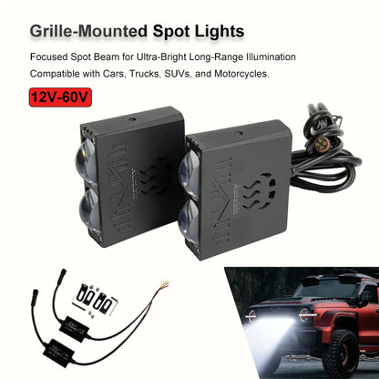 LED Light Bar Super Bright Spot Flood Fog Driving Light 12V 60V for Car Grille Motorcycle Auxiliary Off Road Truck Boat 4x4