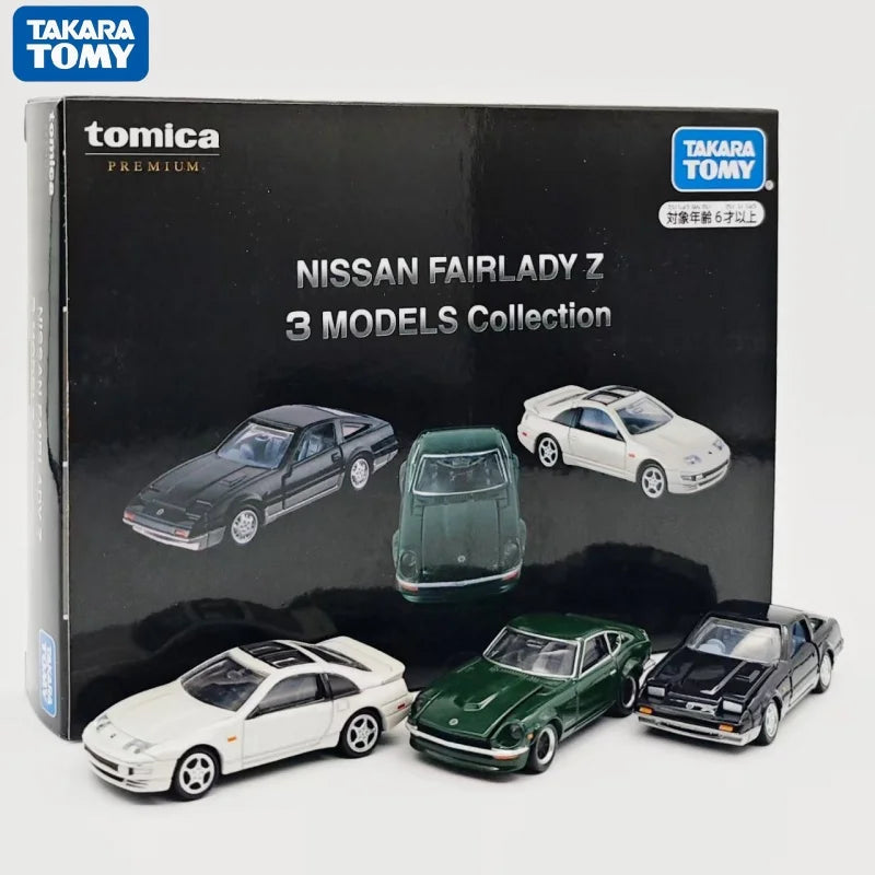 Takara Tomy Tomica Alloy Car Model Toy Nissan FAIRLADY Z 3 Models Collection Set Metal Vehicles Ornaments