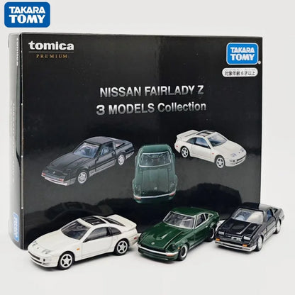 Takara Tomy Tomica Alloy Car Model Toy Nissan FAIRLADY Z 3 Models Collection Set Metal Vehicles Ornaments