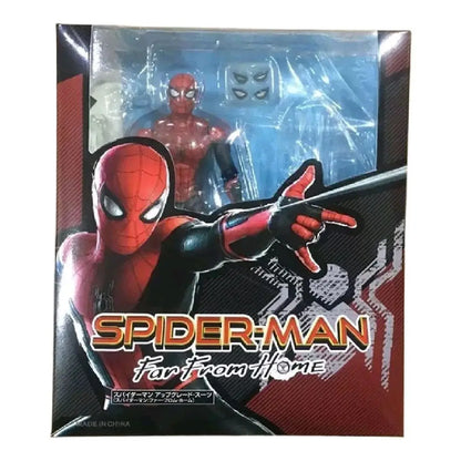 Marvel SHF Avengers Hero Spiderman Far From Home PVC Action Figure Model Doll Toys For Children Collectible Gift Toy 14cm