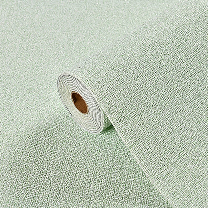 3D Linen Wall Paper Self-Adhesive Bedroom Warm Background Wallpaper Household Decor Waterproof Moisture-Proof Foam Wall Sticker
