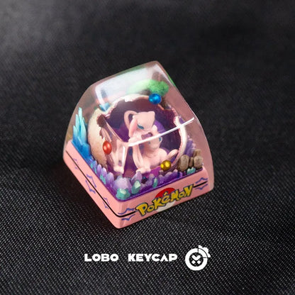 Pokemon Keycap Magikarp Gengar Esc Replace Keycap Resin Anime Kawaii Decor For Mechanical Keyboard Anime Collect Model Toys Gift