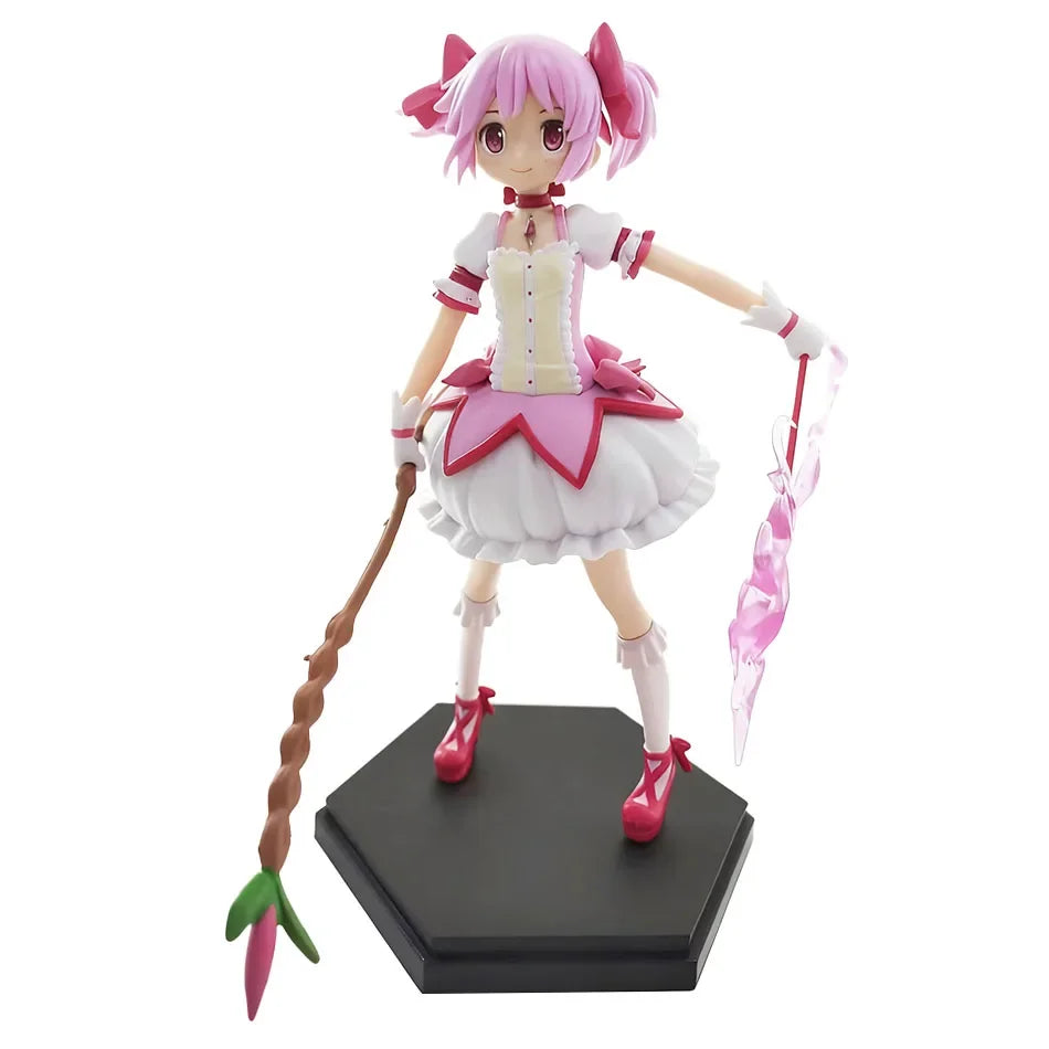 Puella Magi Madoka Magica Anime Figure Kaname Madoka Akemi Homura Momoe Nagisa Decoration Action Figurine Collecting Toys Gifts