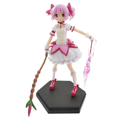 Puella Magi Madoka Magica Anime Figure Kaname Madoka Akemi Homura Momoe Nagisa Decoration Action Figurine Collecting Toys Gifts